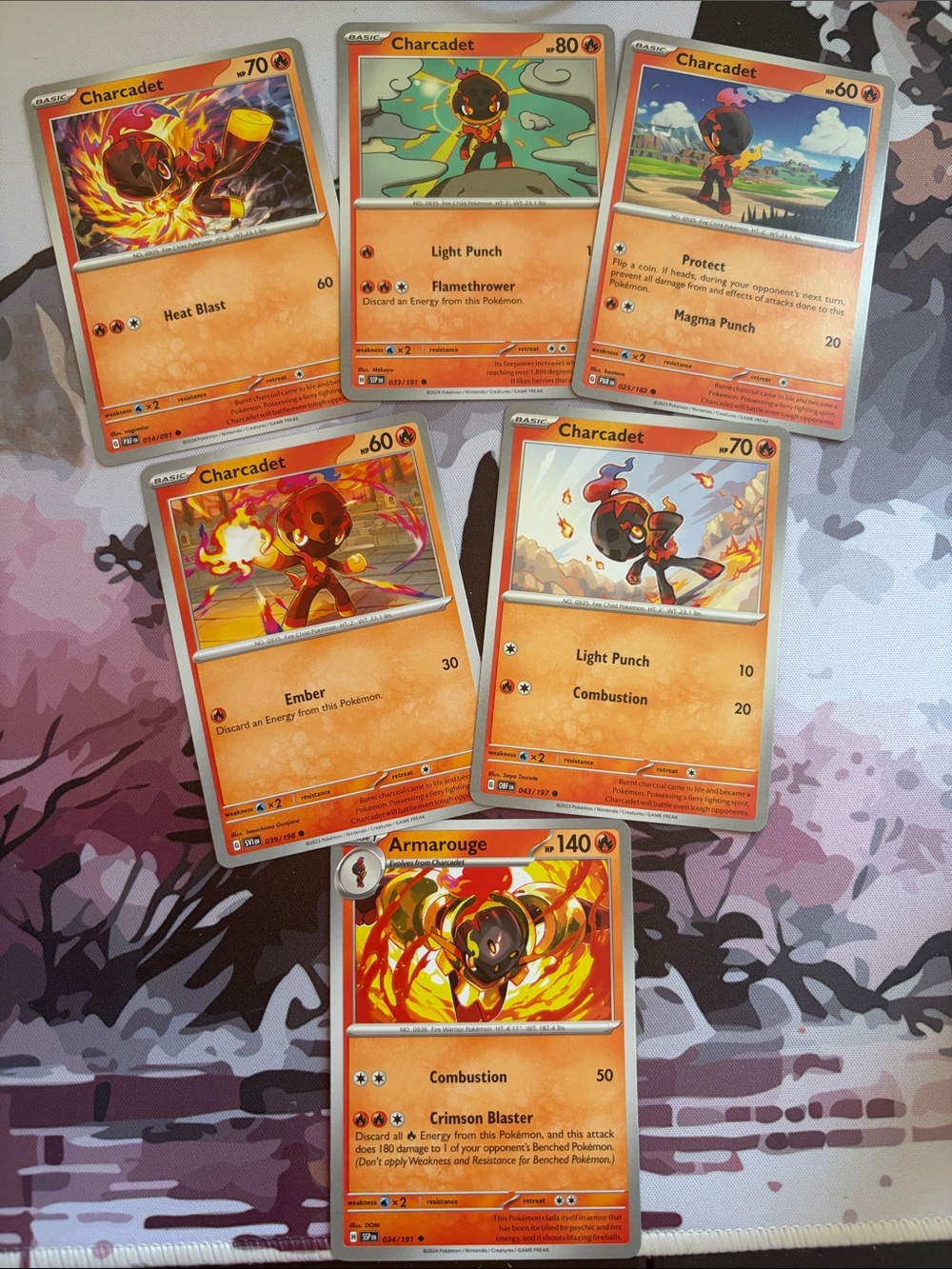 Charcadet & Armarouge Evolution Lot | 6 Pokémon Cards | ✨5/$25✨